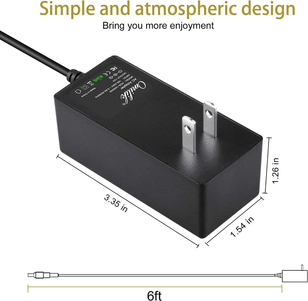 Ultra 12V EV-C-116-1 Power AC Wall Charger for Adapter EV-CH-116-1-BK Thin 11.6" EVOO Laptop Cord