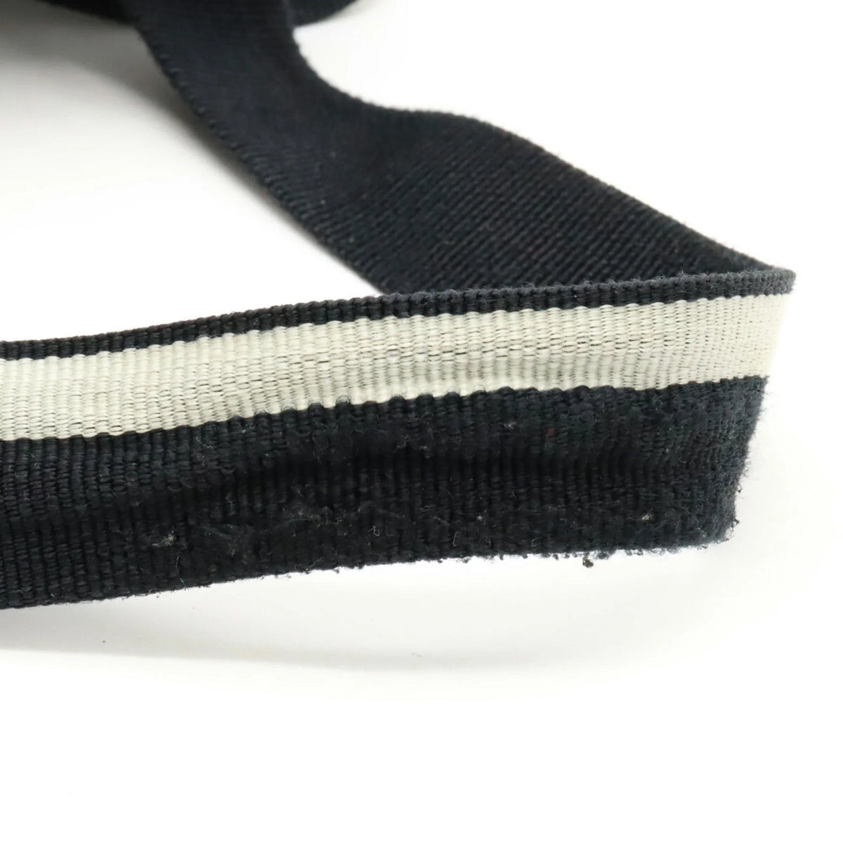 (Good) Rucksack Black Backpack Pre-Owned Chanel Old Travel CHANEL Jacquard Daypack Nylon