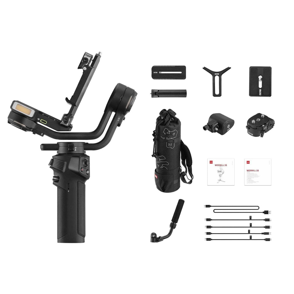 Handheld for with Gimbal Cameras Stabilizer Bundle 3S Mirrorless Zhiyun Lens DSLR and Filter Weebill