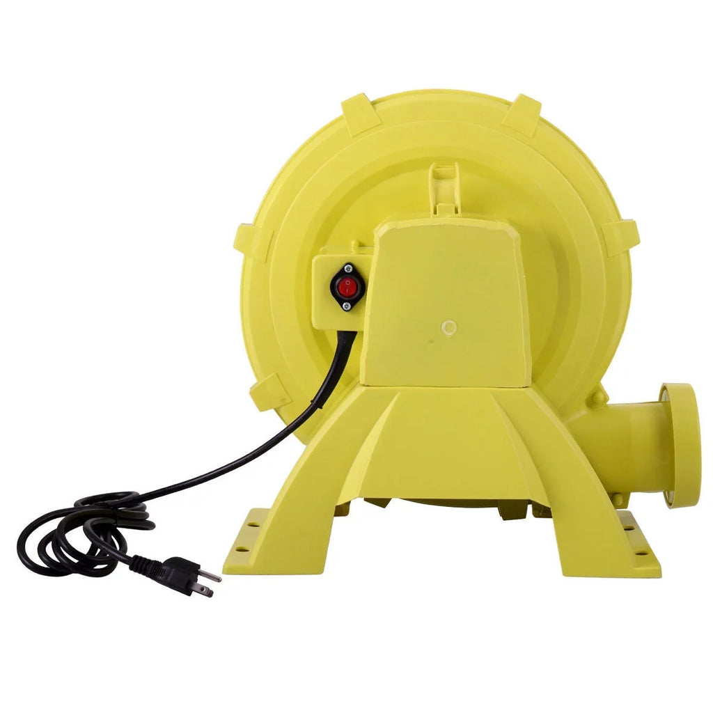 Pump Slides, Blower, Outdoor Inflatable Green Fan Yellow Safe, Liquid and for Indoor Air Bounce Portable Castle, -