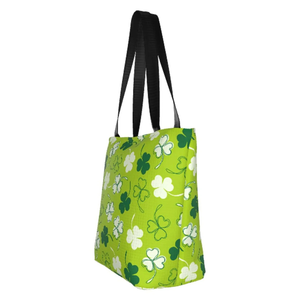 Office, Groceries, St for Shopping Day7 Bag, Fitness Tote Stylish Buying Patrick's Suitable with Shoulder Easygdp Bag Handbag Zip, Canvas