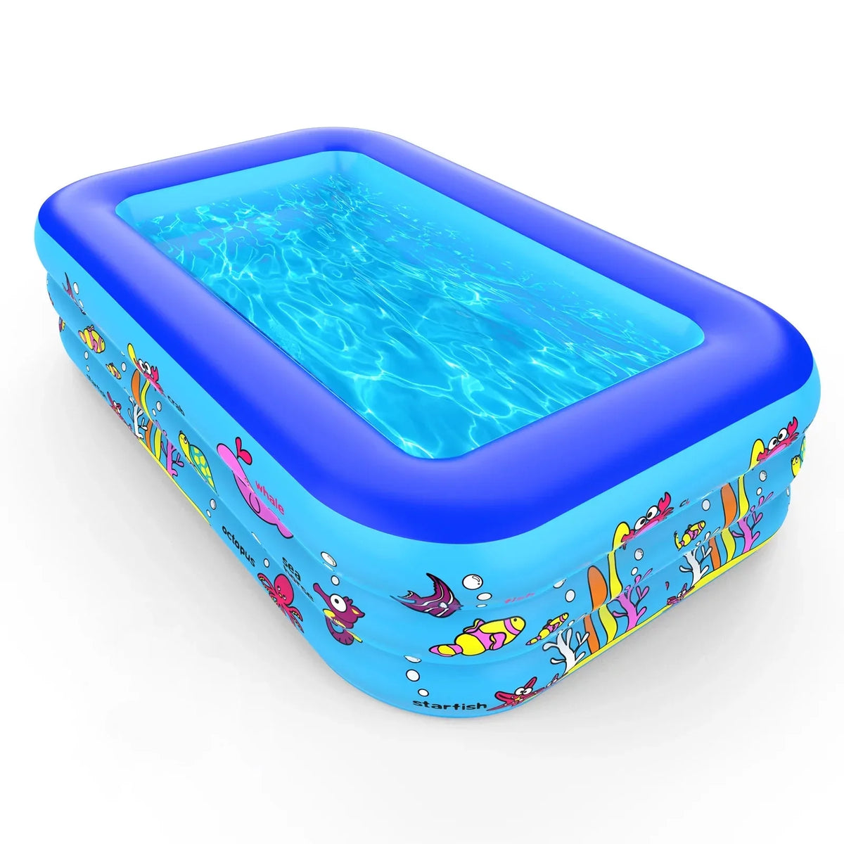 Children's Large 3-Story 83 Inflatable inch, Pool Family * Lounge 26 Pool Swimming 57 *