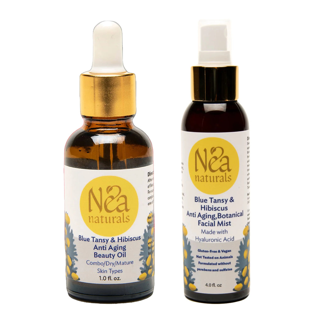 Naturals Blue Oil Tansy 2 - Blue Tansy Cleansing Nea Mist Set & Piece