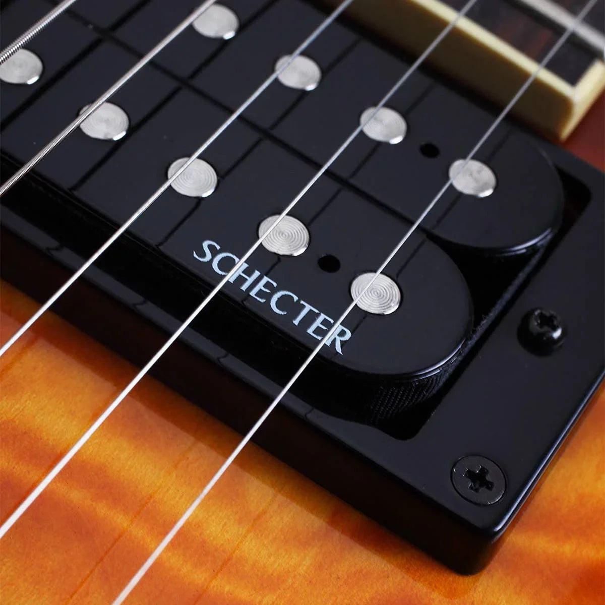 Guitar Extreme-6 Schecter Sunburst) Electric (Vintage Omen