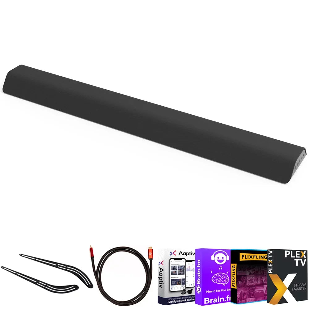 M-Series Universal Essentials Channel Entertainment 2020, USA Bracket Tech HDMI Gear Audio Bar Deco System with Smart Cable Soundbar 2.1 Vizio 6FT Bundle All-in-One Bundle and Sound