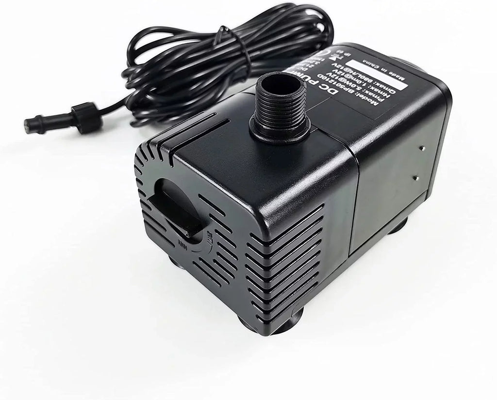 (No Liquid and for Solar Protection with Backup 25W 370GpH Pump Panel 18V Battery) rium Solar DC 25W Liquid KIT: Pump Fountain, Pond, Fish Dry-Run