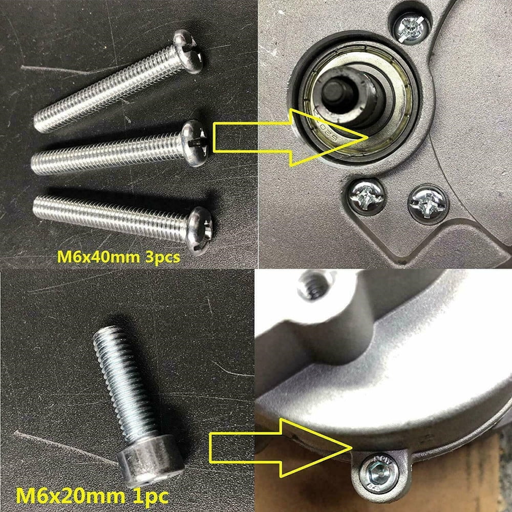 Engine Stroke 2 Screws, Studs, for Bike Gas Kit DONSP1986 Motor yd100/66cc/80cc Bolts, Washers Set