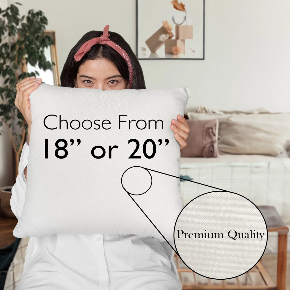 Gift Wisdom Artist or Always Cover, Lovers, Forward, IN Beauty Words Your Best Themed of Makeup for Makeup White Pillow 20X20 Put Cosmetologist, for Face - Merch