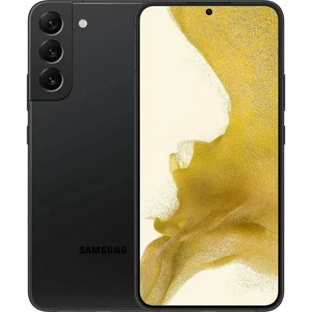 (Fully S22 Black Galaxy (Used 256GB - Grade Samsung A+) Plus Phantom S906U 5G Unlocked)