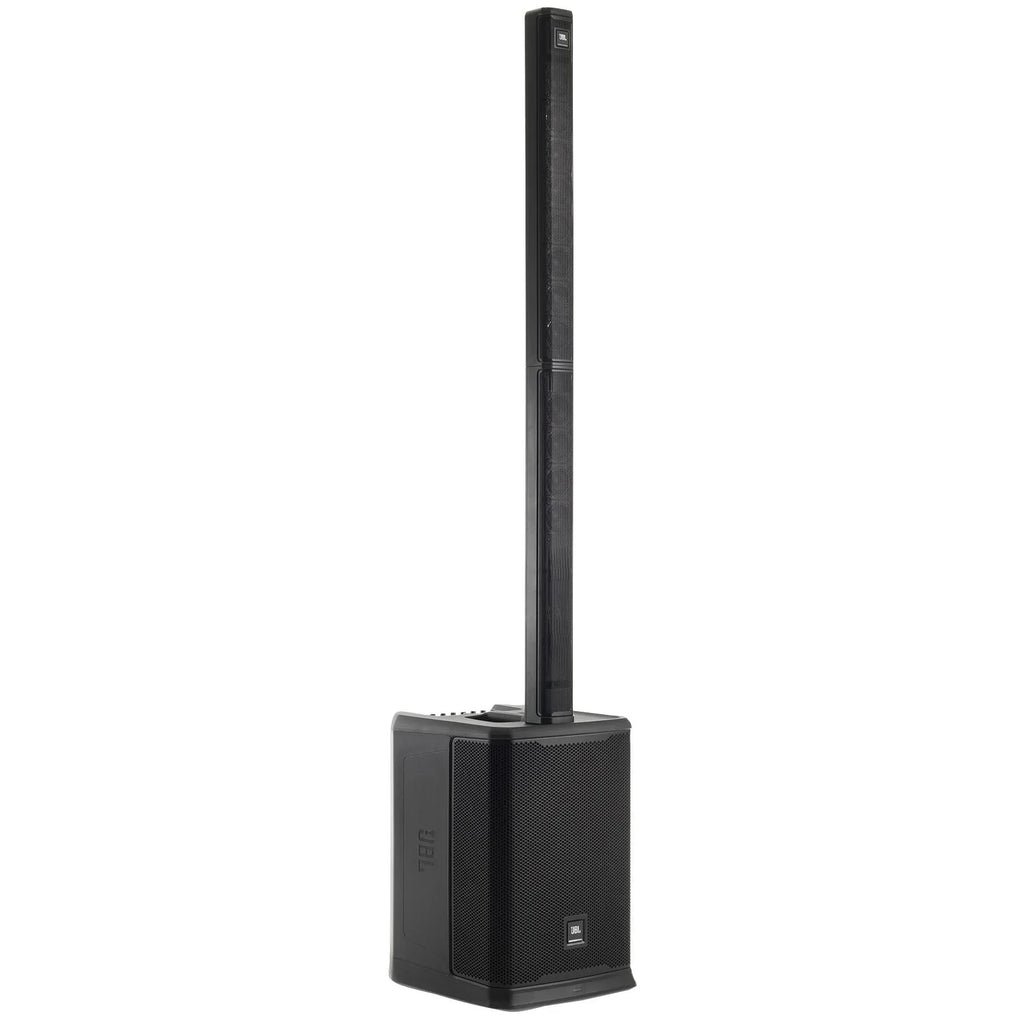 Vocal System PRX Powered SM58 Microphone PA Package with ONE JBL Shure Column Portable All-In-One
