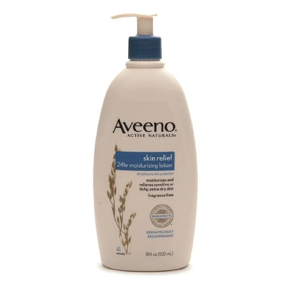 Aveeno Naturals Lotion, Oz, 6 Relief Free Fragrance Active - Pack 18 Moisturizing Skin