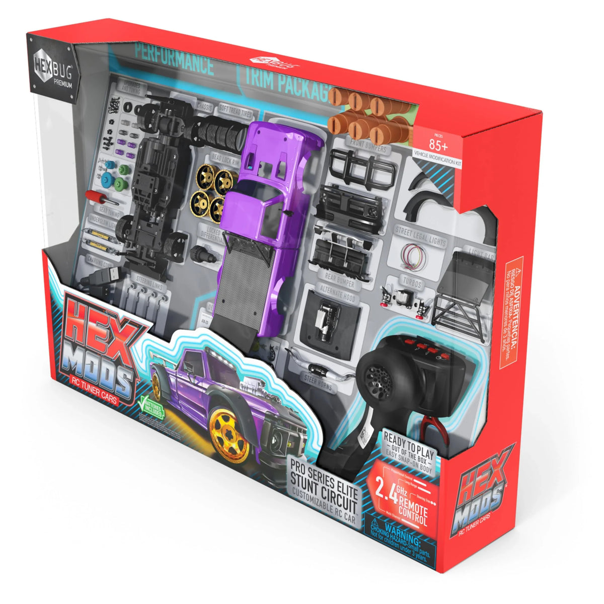 Stunt Car Kids Car, Series Remote HEXMODS & Kids Circuit, Up 14 for Pro Elite Adults, & Rechargeable Kits HEXBUG for Toys Model Ages Control STEM