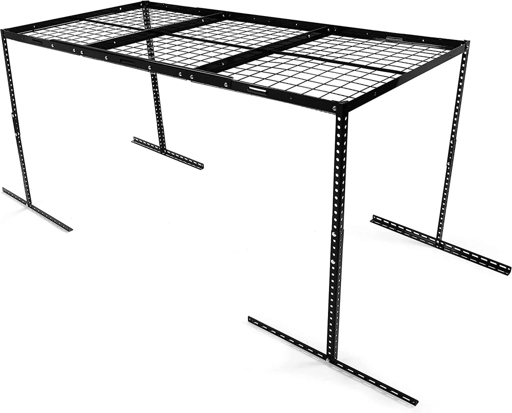 Rack Ceiling Rack 6FT HECASA 3FT Storage Steel Black x 72" Overhead Duty Shelf Heavy Mounted 36" X
