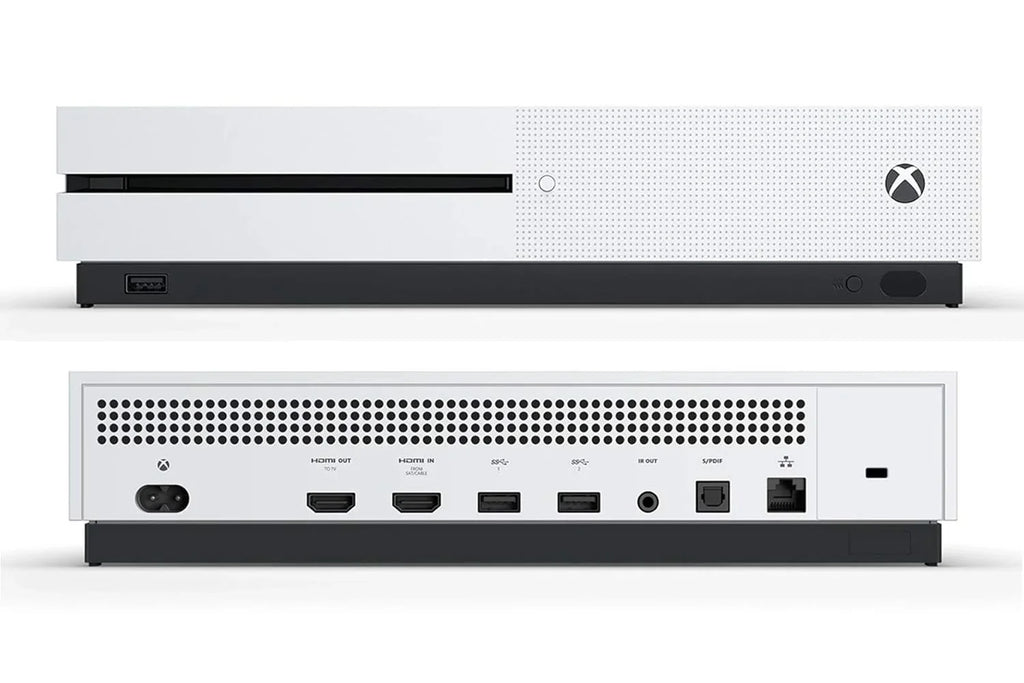 One Ultra AXTION Xbox 1TB, Bundle Cable Used Only BOLT Microsoft X White Console HDMI HD 4K with