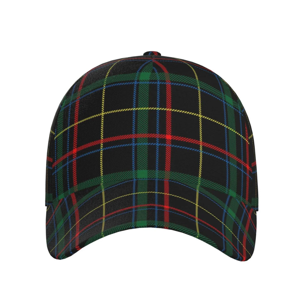Hat(Buffalo Balery Plaid Cap Green) Size Workouts Adjustable Dad Running and Baseball Outdoor Seasons Activities All Dark for