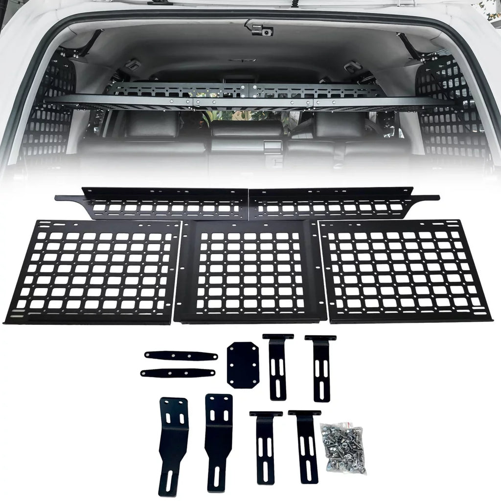 Molle BAKOD Panel for MSPS100 Window 4Runner 2010-2023 Toyota Black Shelf MSW100 Set Storage