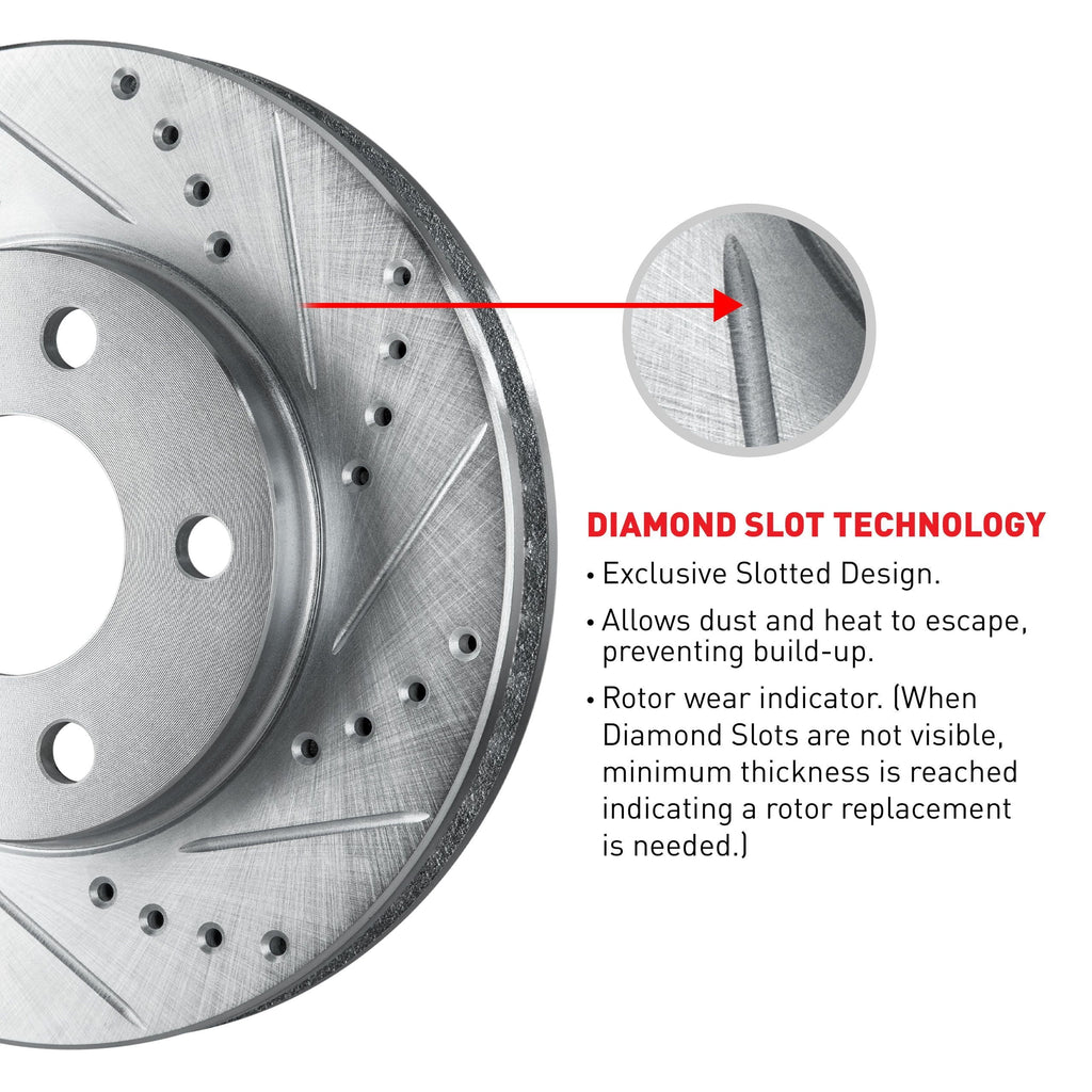 Concepts Brake D/S 39002 Silver 2008-2009 Fits 200, Concepts CALIBER R1 Rotor CHRYSLER R1 DODGE select: Wgpn2 SRT-4 2013-2014