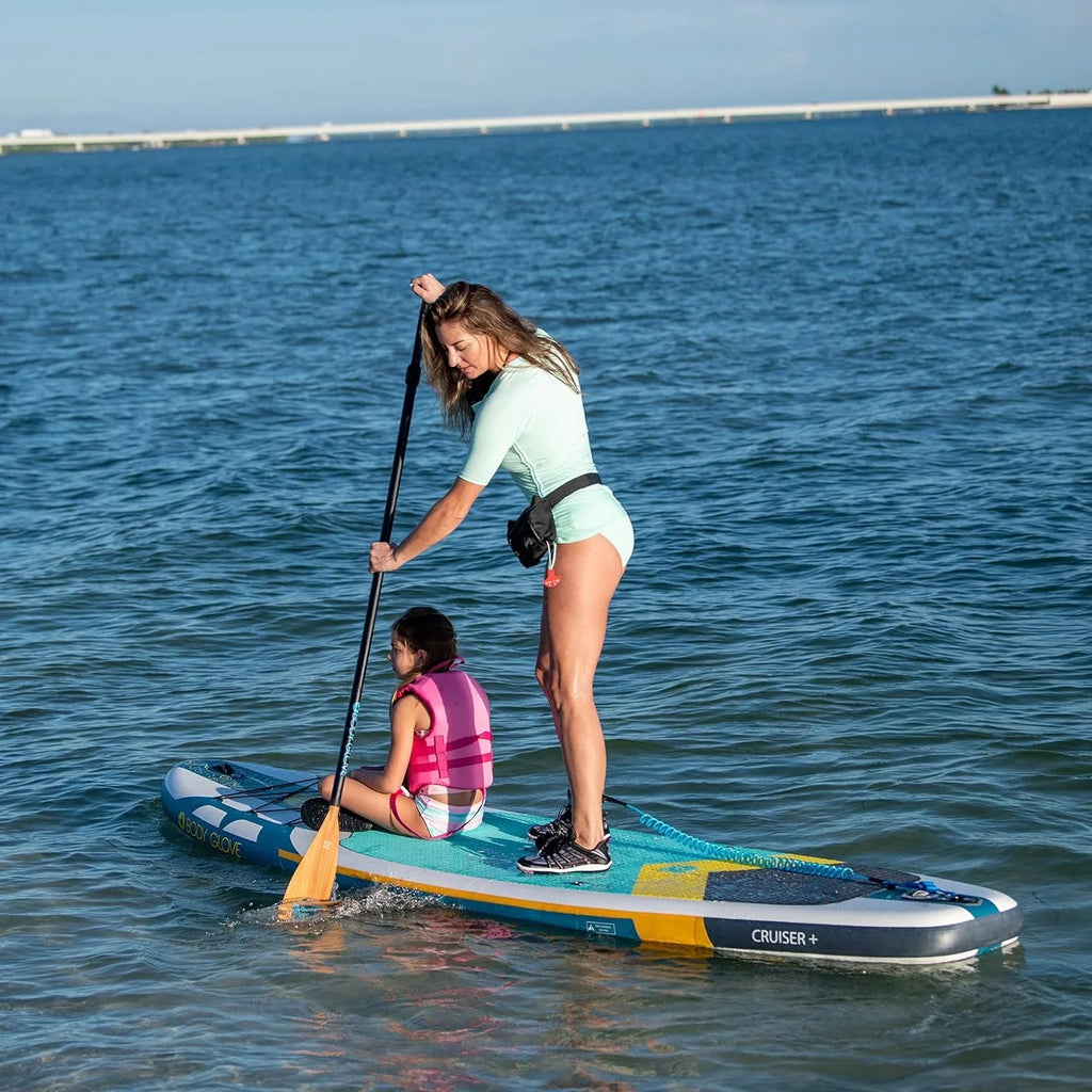 Paddle Stand Glove Up White/Blue Package, Body Board Inflatable Cruiser