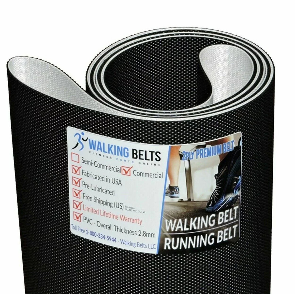 Premium Fitness Treadmill Life Belt Walking 2ply T5-XX00-0201