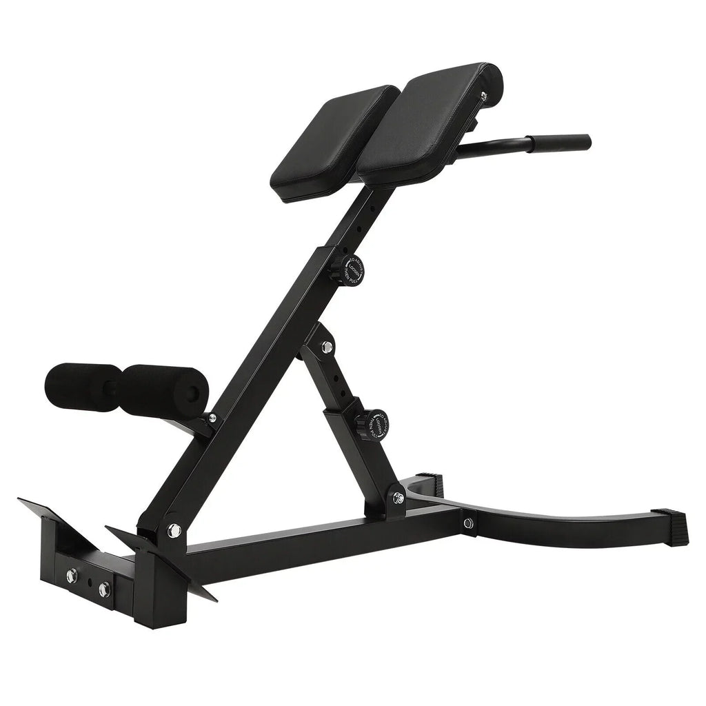 Tilt Hyperextension Angle Extension Back Position Machine, 150kg/330lbs Angle Chair W/ Height Adjust Roman Bench 5