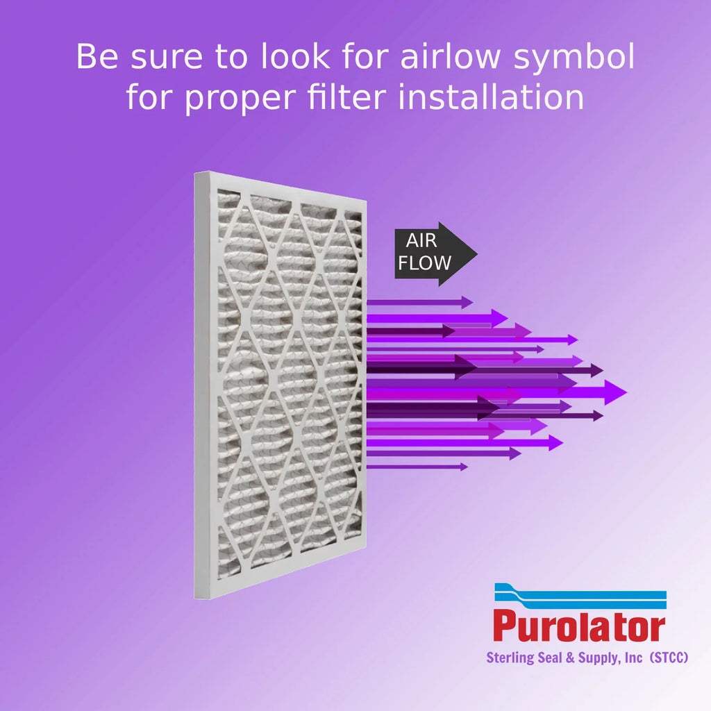 Purolator Extended 25x25x1, Pleated MERV Surface Air 8, Filter, Mechanical (6 Pack) DMK80