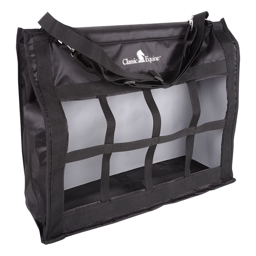 Equine Black Classic Bag Designer Load Hay Top