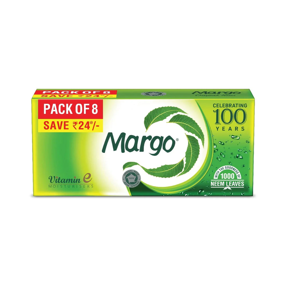 Soap of Original Neem Pack 8 125gm Margo -