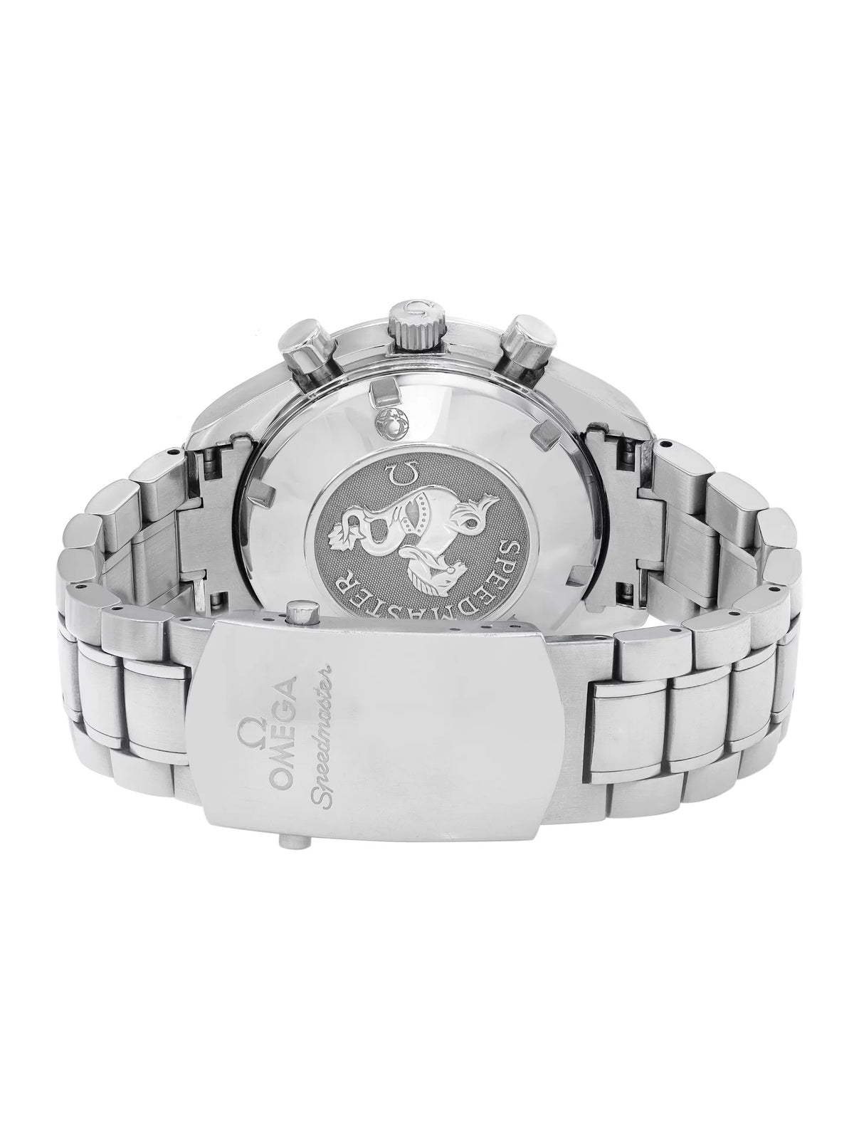 Panda Mens 3210.51.00 Dial Steel Automatic Black Speedmaster 40mm Watch Omega