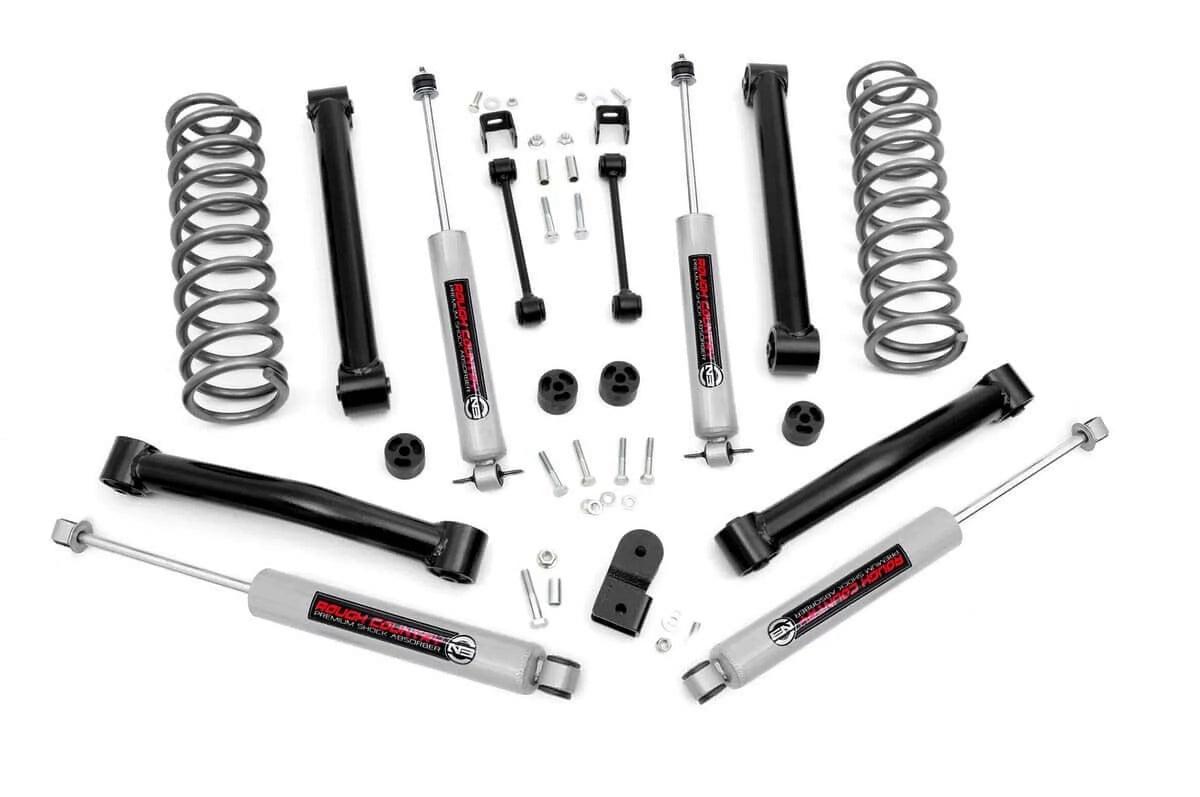 System 3.5" | Rough N3 Grand | 1993-1998 | Cherokee 632.20 | V8 ZJ Lift Shocks Jeep Country (fits) 4WD Kit Suspension