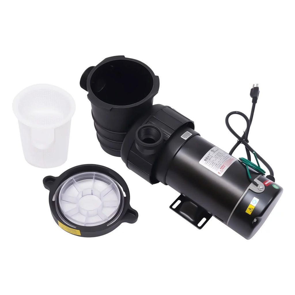 Above Filter W Swimming w/Strainer 1100 1.5HP Pump SPA 3450rpm Pool Ground 92GPM