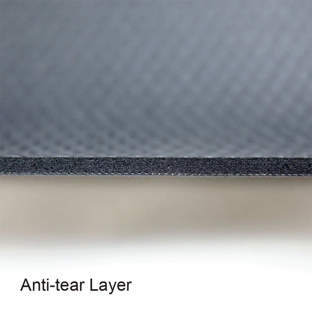 1/4" Black Mat 6 Gym 4 High Large x Mat, Exercise feet, Thick Density & RevTime Thickness,