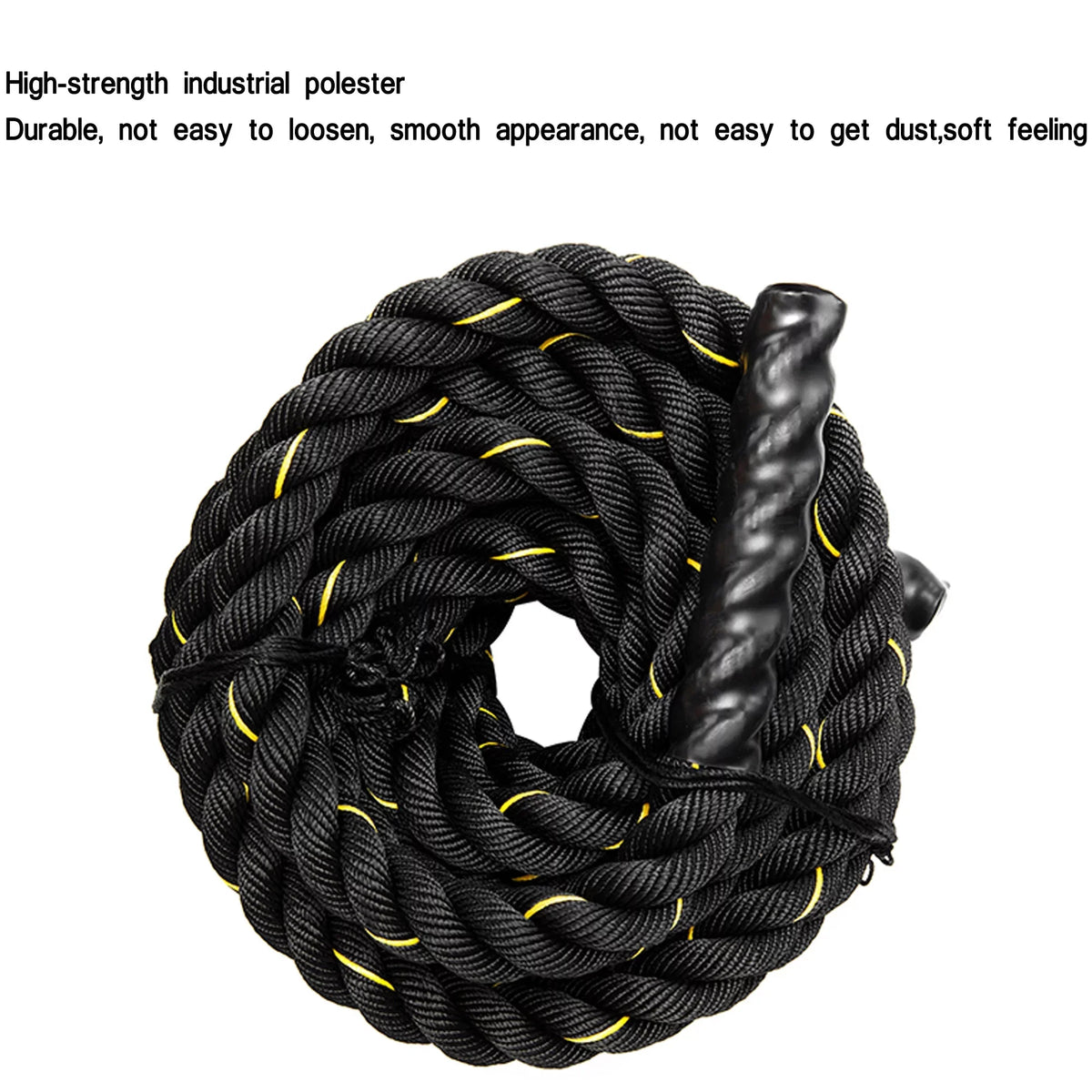 Total Strength Heavy Battle Length, 49.2ft Skipping Workouts Power Improve Rope Rope Workout Muscle Building Mens/ NK Ropes Body for Jump