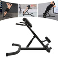 Tilt Hyperextension Angle Extension Back Position Machine, 150kg/330lbs Angle Chair W/ Height Adjust Roman Bench 5