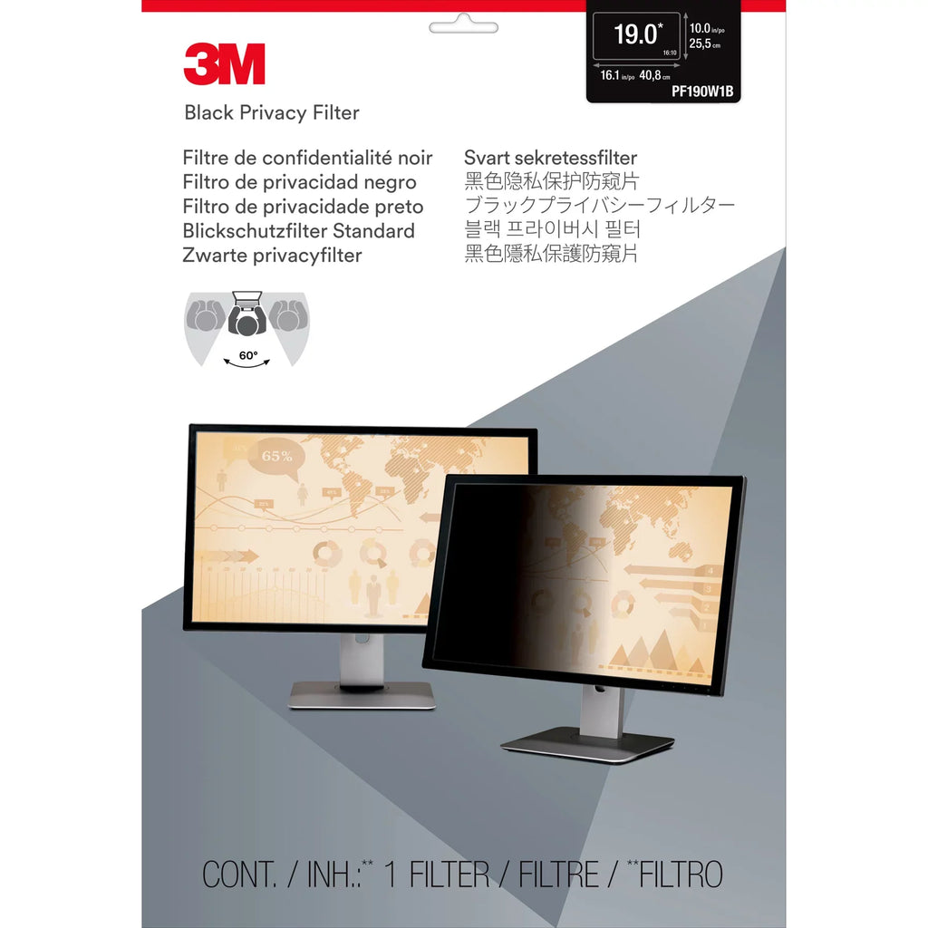 for (PF190W1B) Widescreen Filter 19" Privacy (16:10) Monitor