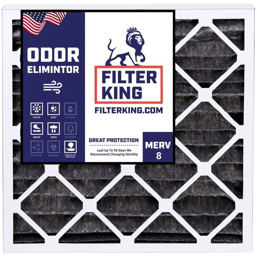18x30x1 | Filter A/C IN USA MADE x | 17.5 Filters 4-PACK Size: .75" 29.5 Furnace x 8 HVAC Filter | Pleated MERV Air | Carbon Actual King