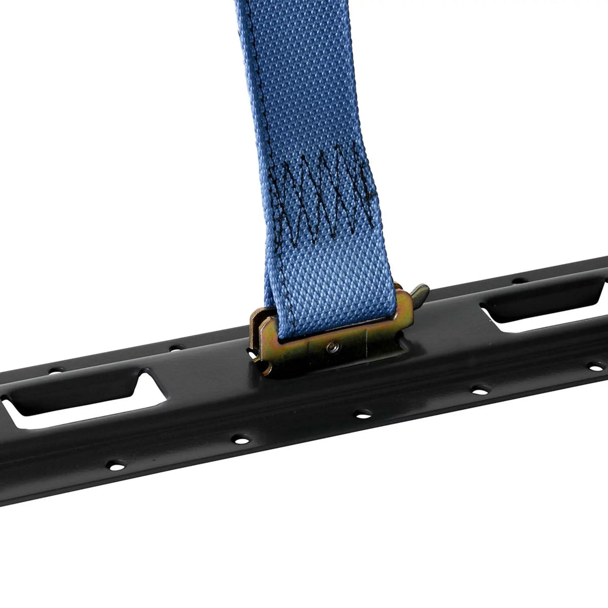 Heavy Vertical Long Mall "DC 8-ft Trailers" Steel Trucks, for Cargo Rails, E-Track TieDowns | Duty Four Etrack Powder Coated Rails