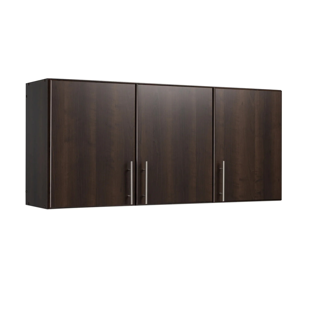 Cabinet, Espresso 54"W EEW-5424, Versatile 3-Door, Elite Cabinet 12"D, 24"H Prepac x by Adjustable Garage Tall Prepac, x Wall Wall