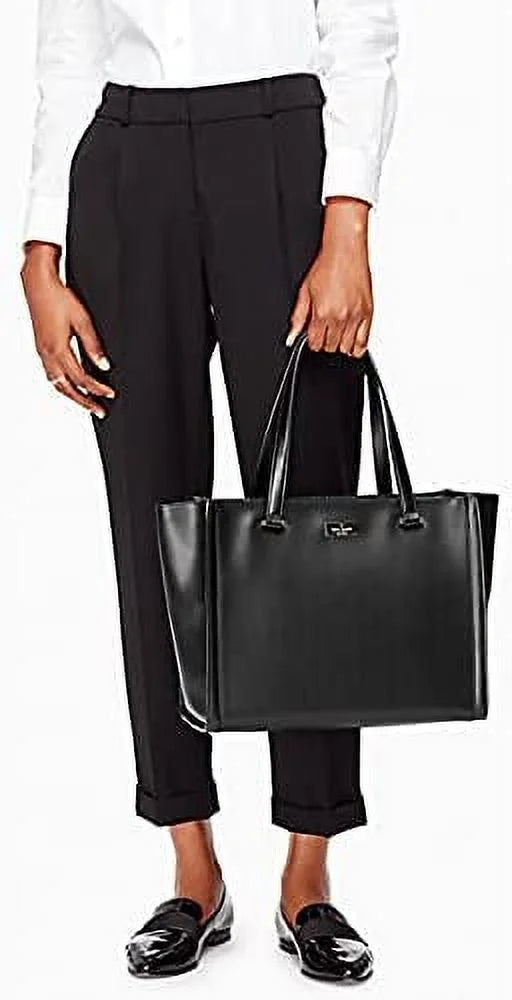 Spade New Court Handbag, Leather York Kate Regatta Vita Black