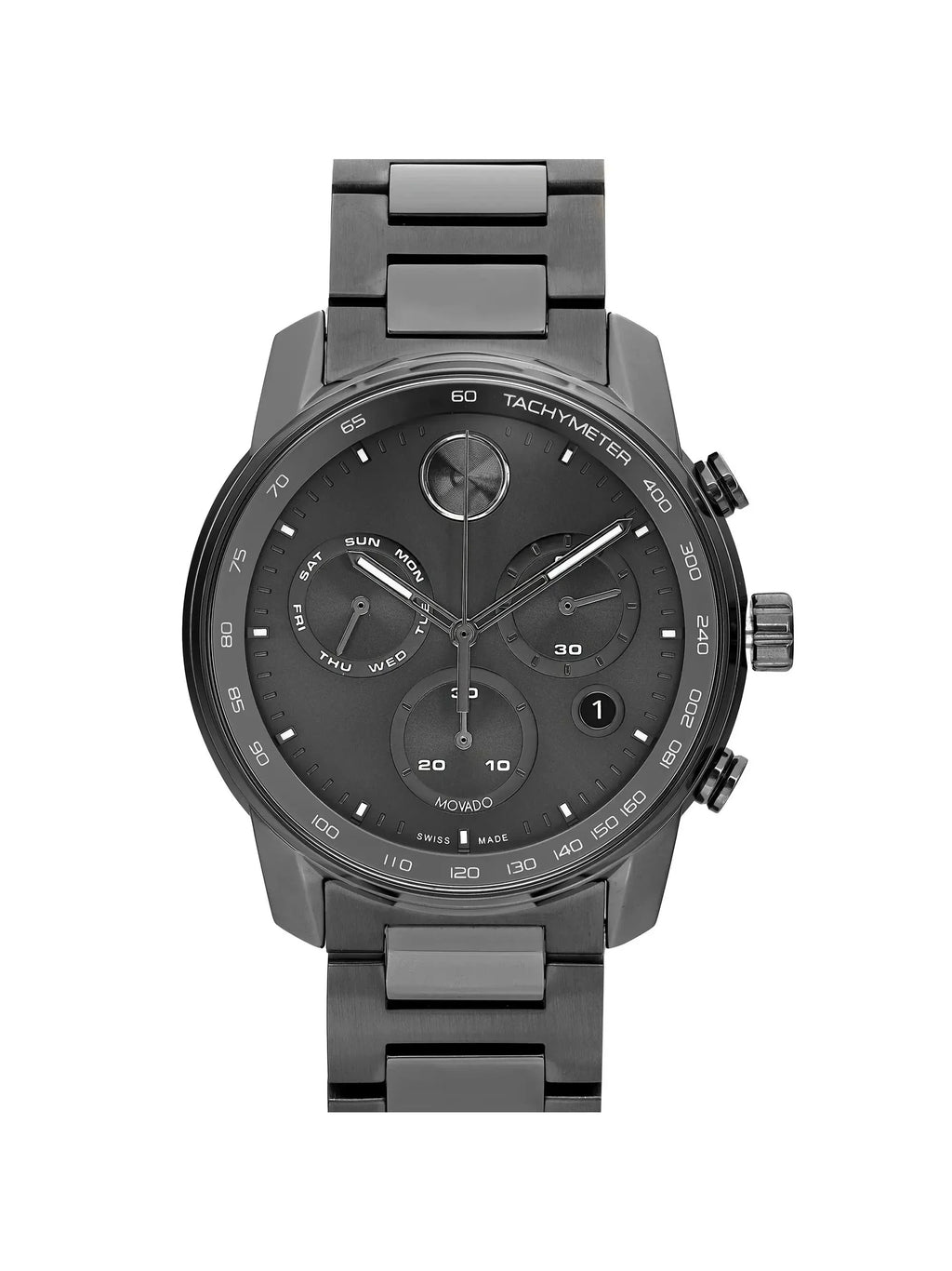 Quartz (Without Watch Men Bold 3600867  44mm Movado Verso Box)
