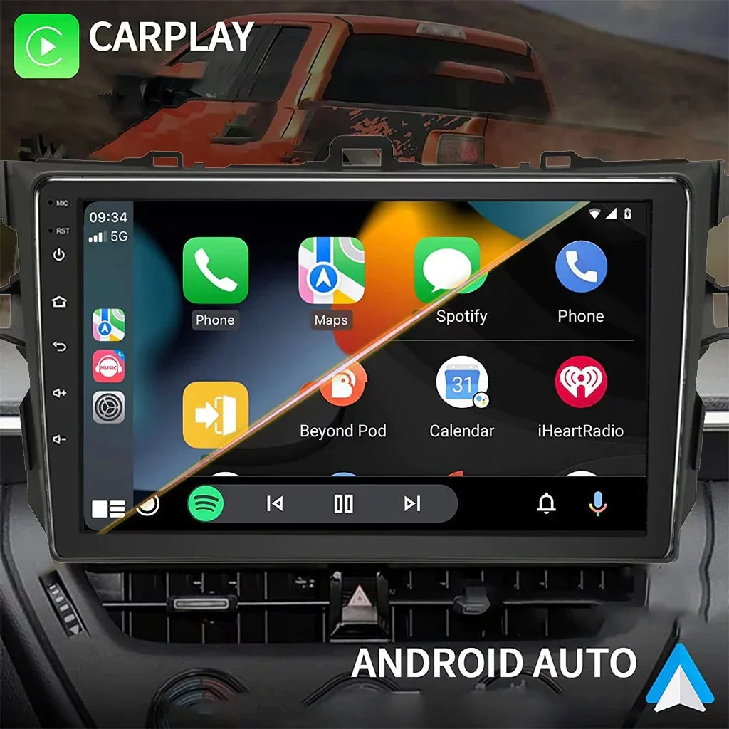 Toyota 08-12 Navigation, Stereo Screen CarPlay&Android Bluetooth, Wireless Backup with GPS Compatible Auto,Touch Camera FM&AM, Corolla for 12 Car Car Radio Android Binize Support