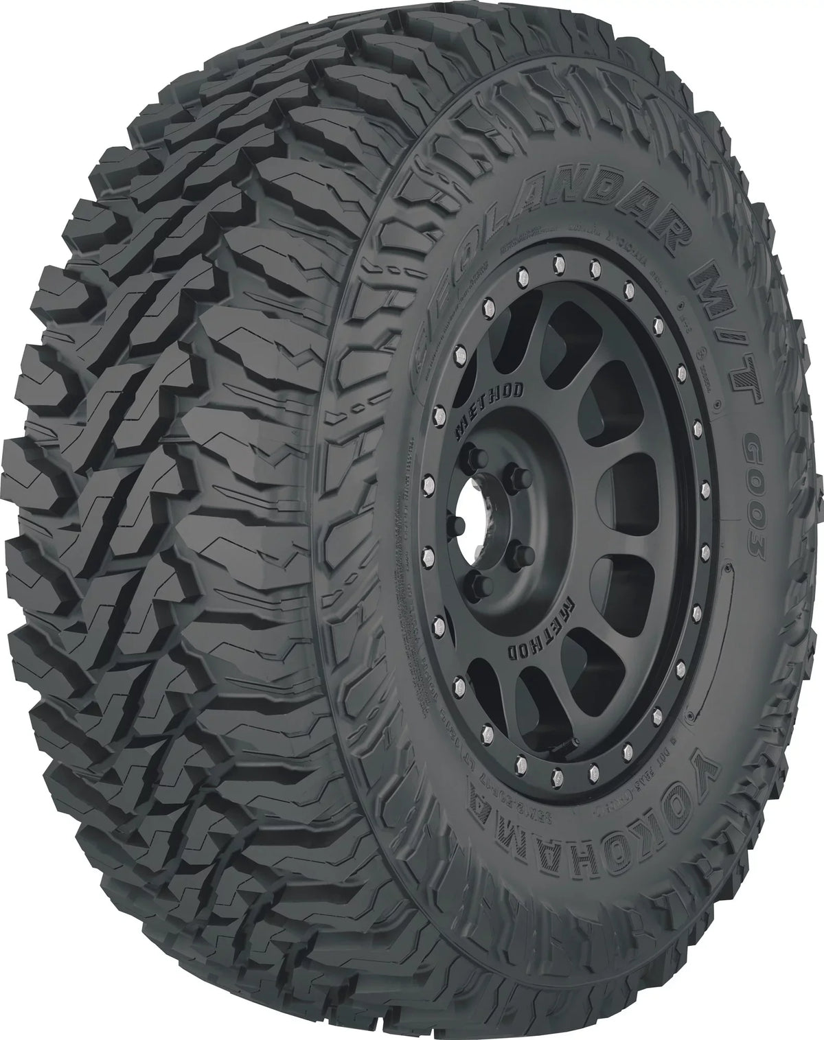 35X12.50R20/10 Mud Tire Yokohama 121Q BW Geolandar M/T Terrain