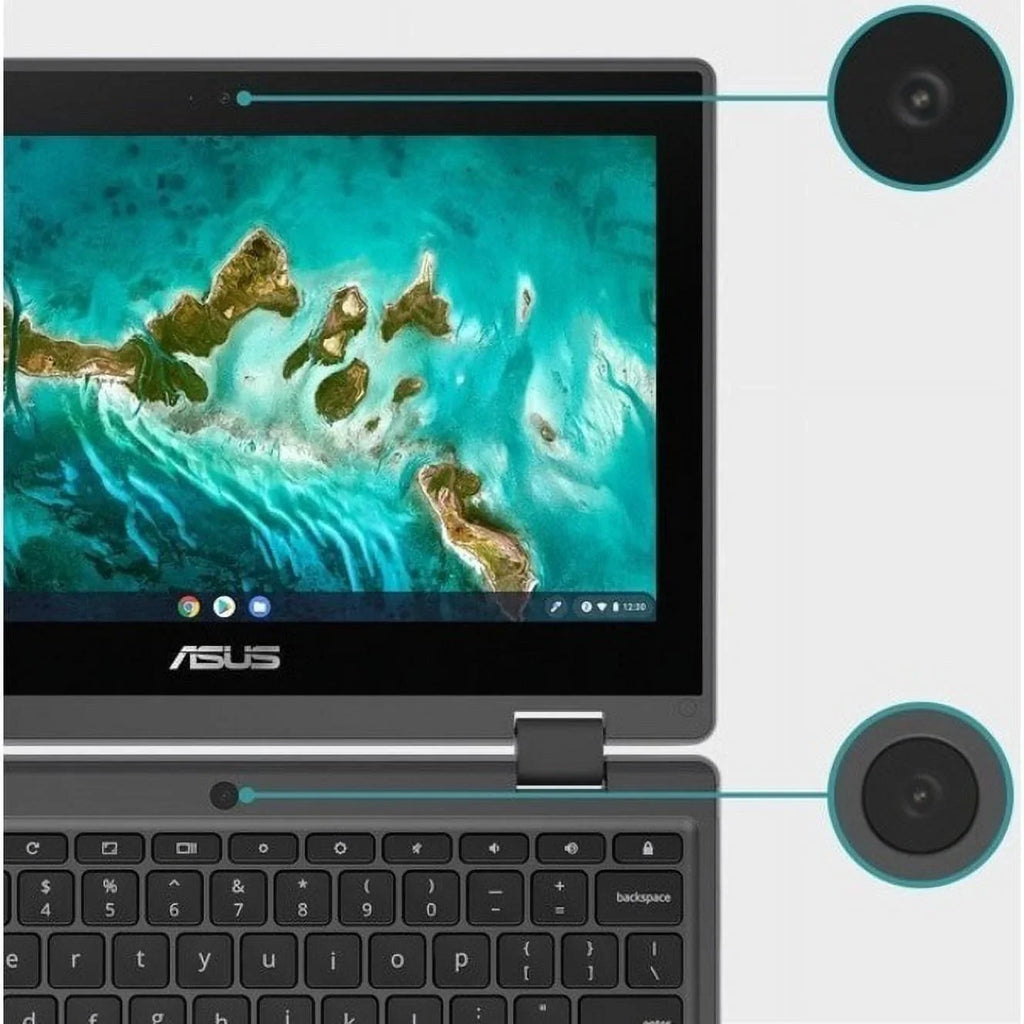 Asus Chromebook Celeron ChromeOS, 64GB 11.6" N5100, SSD, Intel CR1100FKA-YZ184T Flip Touchscreen,