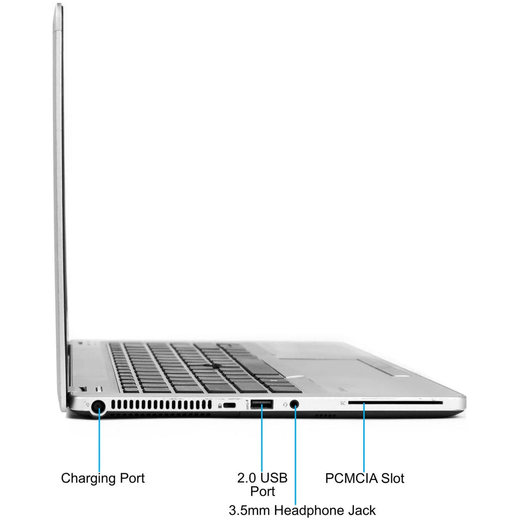 4GB 10 Solid 14" (Refurbished) HP Pro Core Silver 9470M and Folio 128GB Processor, i5-3437U Intel Laptop Memory, Restored with Windows PC State Drive