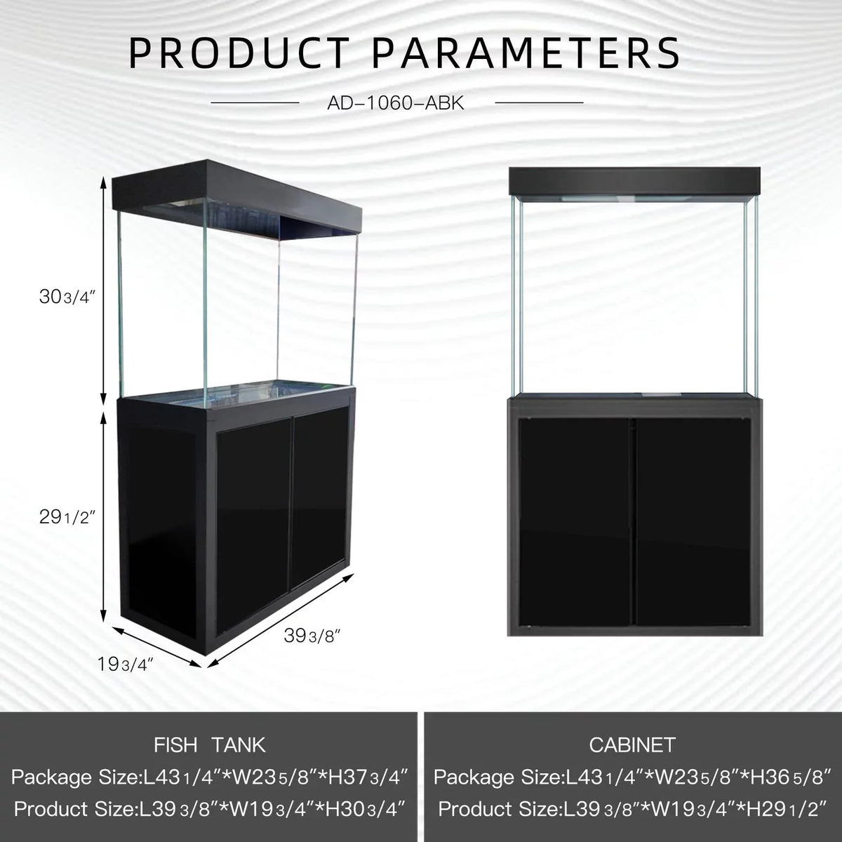 Gallon Dream All-in-one 100 rium Black Glass Tempered