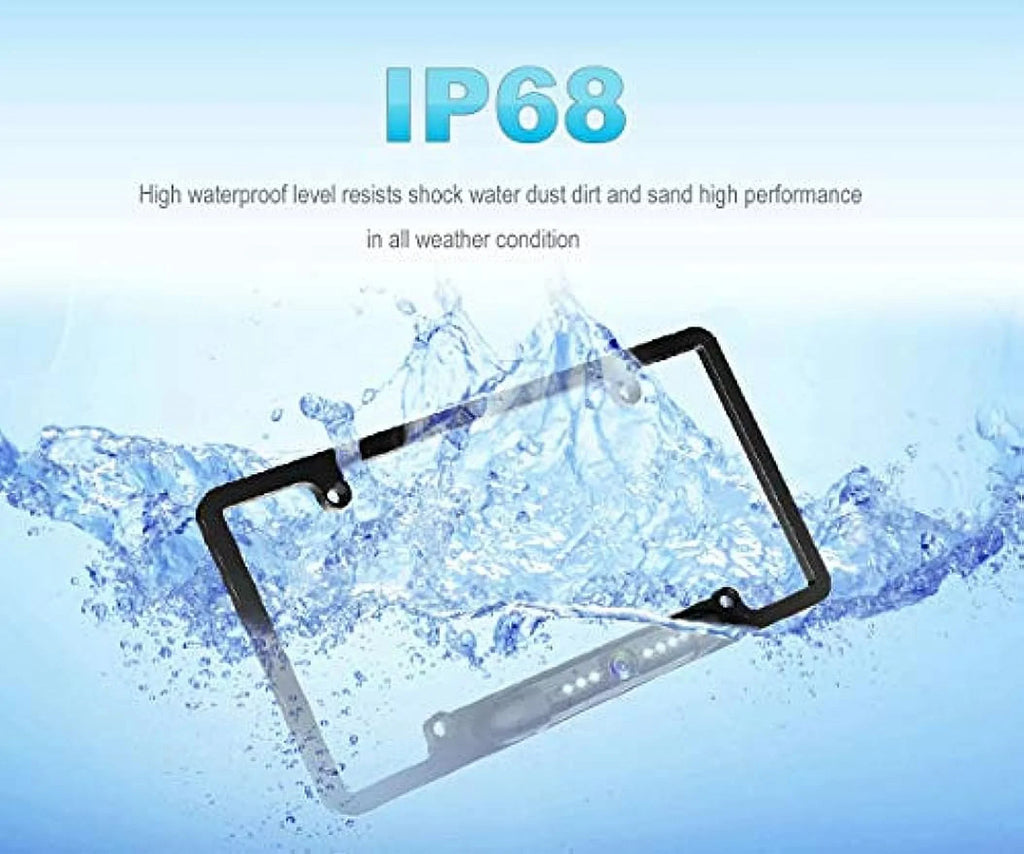 Reversing Angle Camera Rear Universal HD LED Liquidproof Camera, Night Car Backup Viewing Sensitive Plate 170° License 7 Vision Bright High View Camera