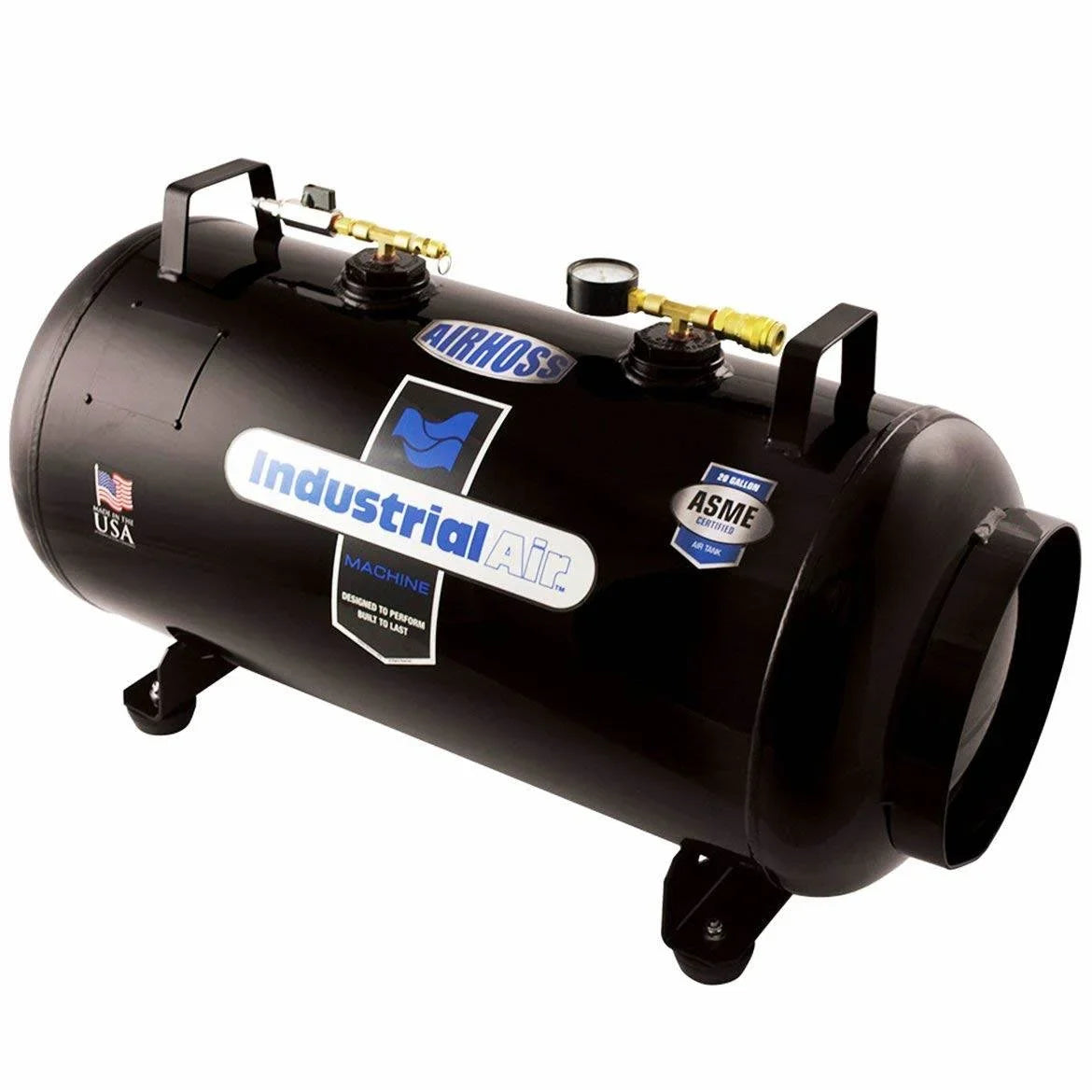 Tank Auxiliary Industrial Gallon Vertical Air AirHoss & Small Air 20 Horizontal