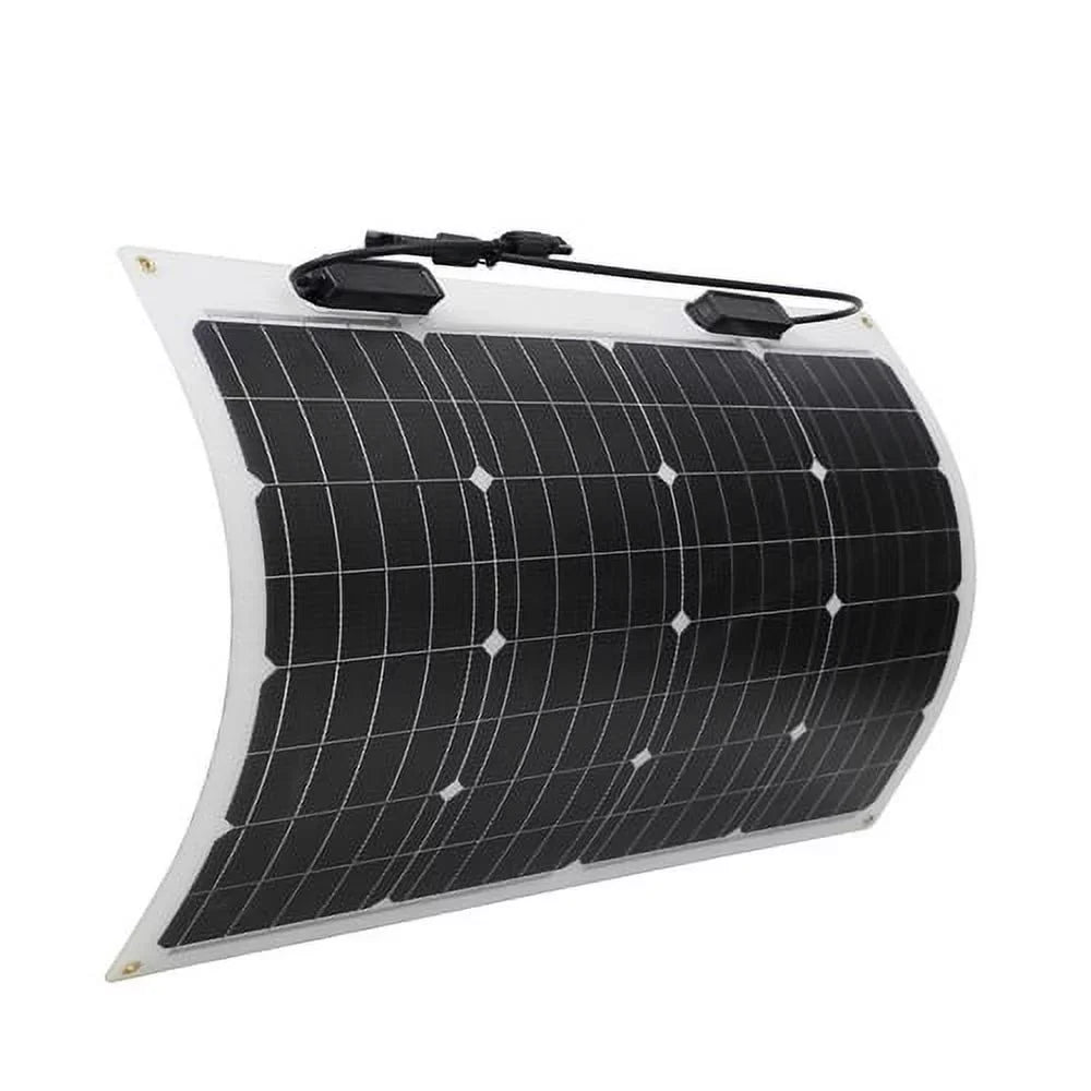 Flexible Watt for Monocrystalline 12 Mono Car Volt Panel Uneven Flexible Solar Van  50 Cabin Charger Renogy Bendable Off-Grid Surfaces RV