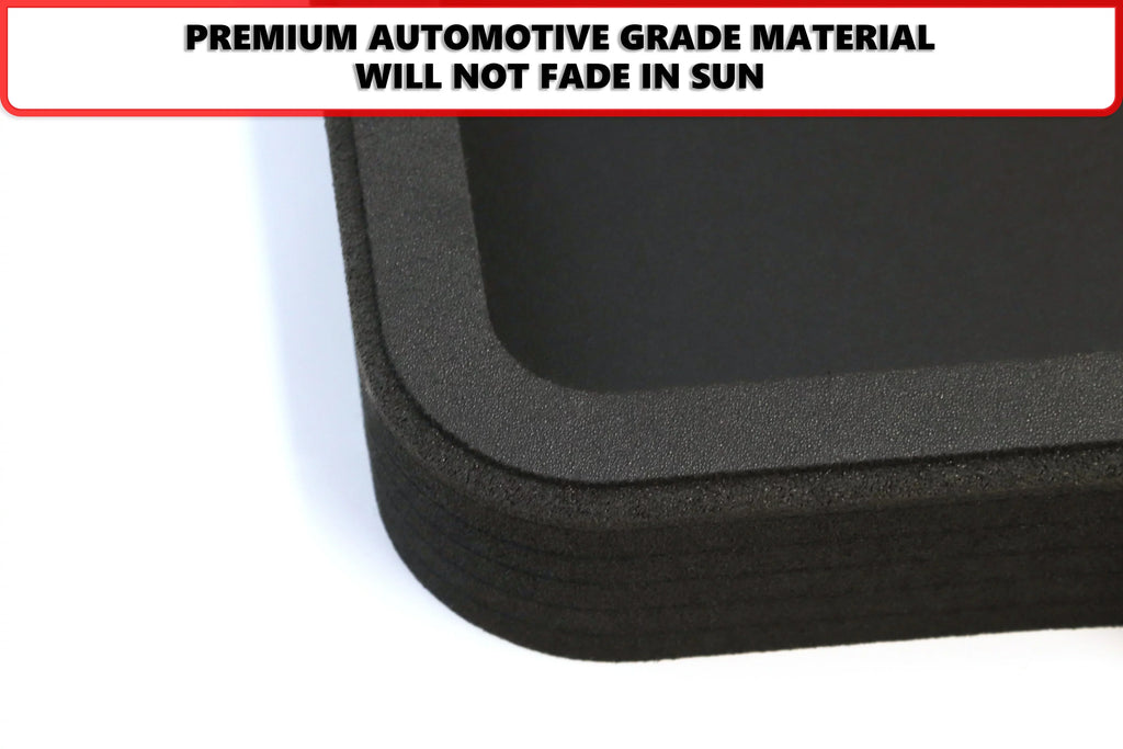 Auto Anti-Rattle r Tray Trunk Red Without Mat Foam Floor (JL) Liquidproof Hound Subwoofer 2018-2019 with Compatible Unlimited Fit Black Wrangler - 4-Door Protector Cargo Jeep Custom