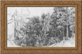 Ornate Gold Forest Shishkin Art Framed Ivan by 24x18 Canvas Deciduous Wood
