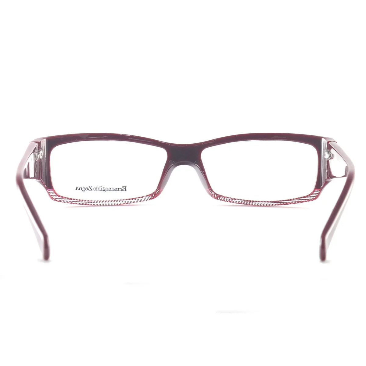 135 Zegna Eyeglasses Rectangle VZ3536 9M8 Red 55 Women's Ermenegildo 14